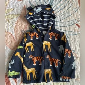 Baby Gap reversible button front hoodie